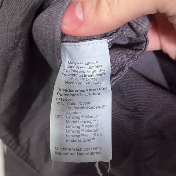 Madewell Western Trucker Jacket Lightweight Purple White Stitching Size Small - Picture 10 of 10